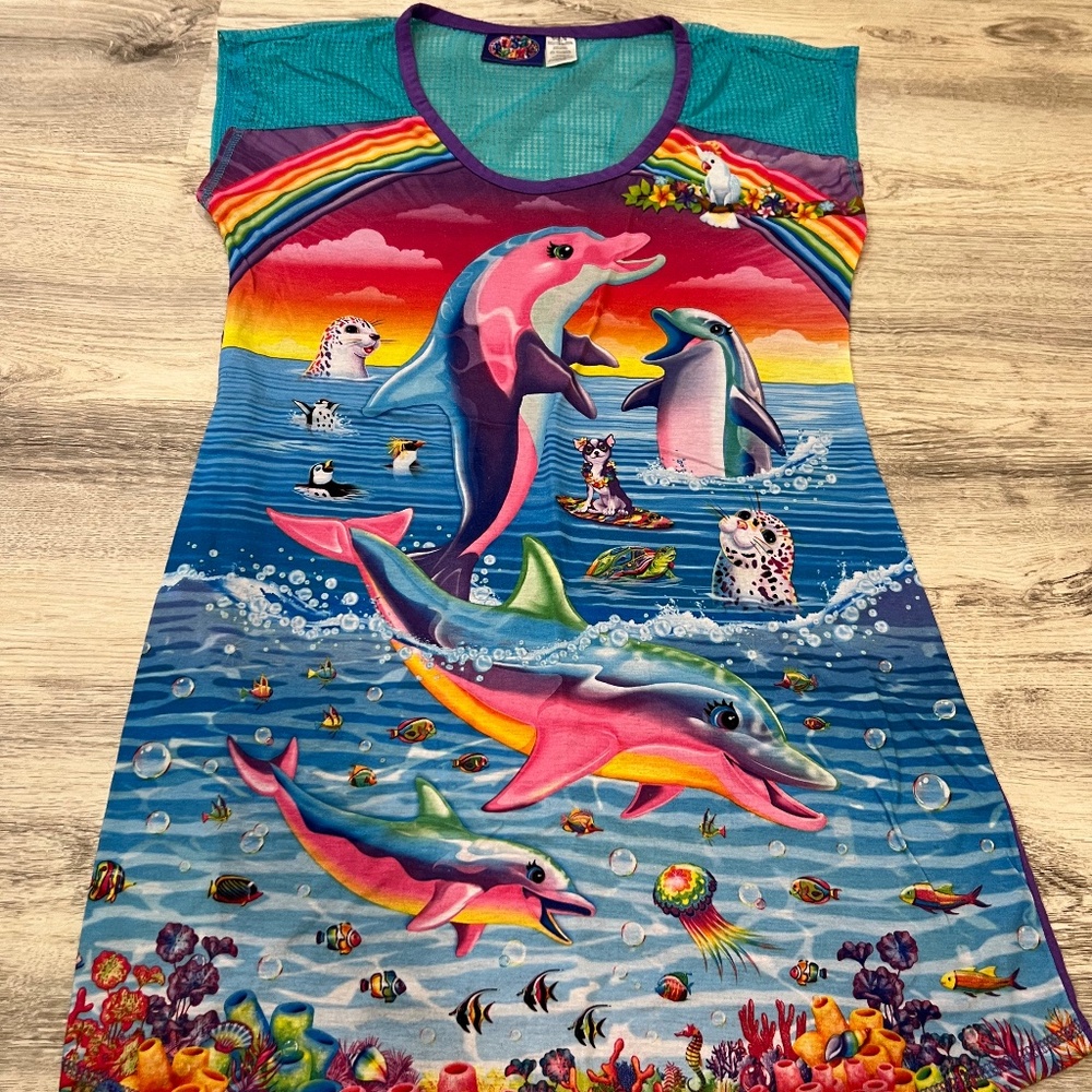Lisa Frank Women’s Nightgown Rare Size Small
